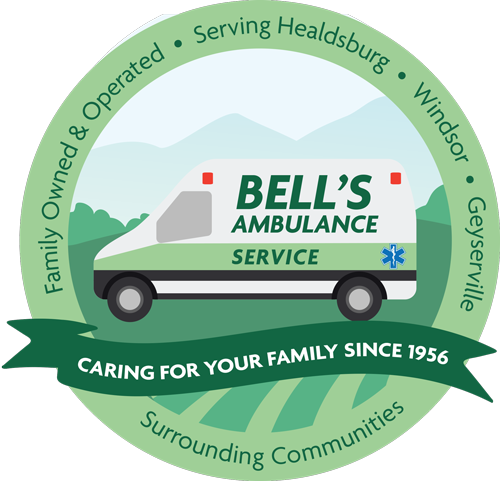 Bells Ambulance Serving 60 years logo